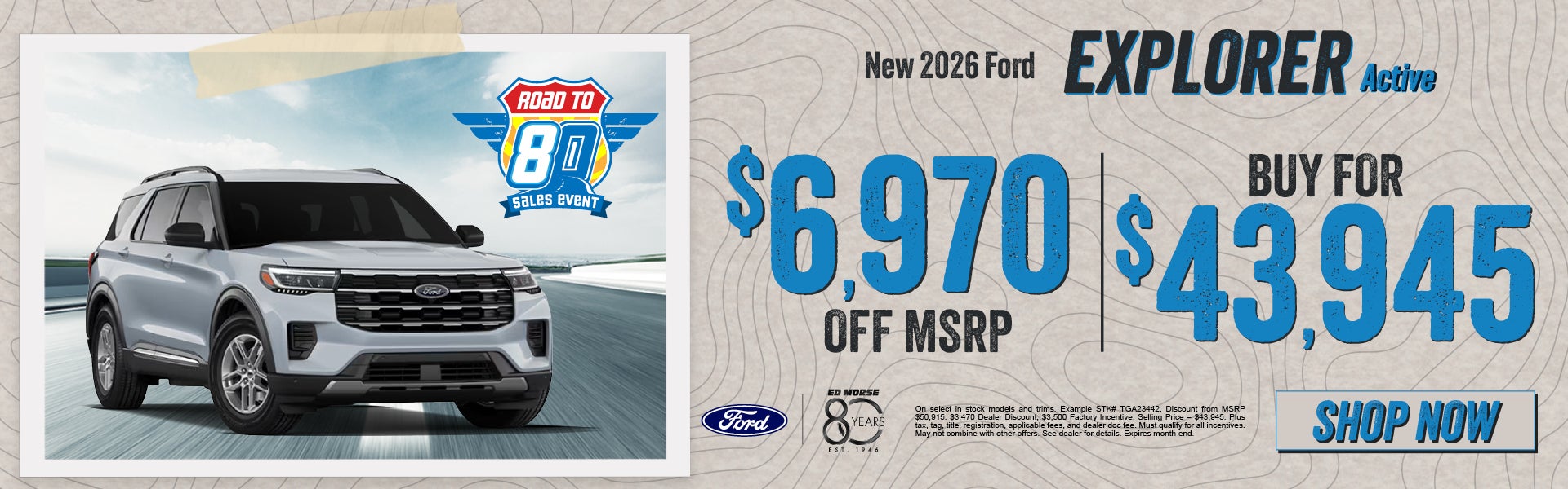 New 2026 Ford Explorer Active