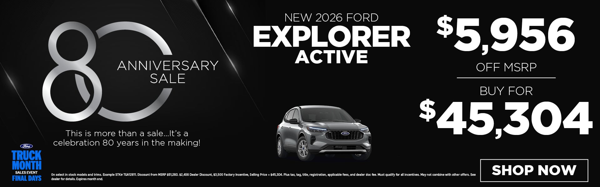 New 2026 Ford Explorer Active