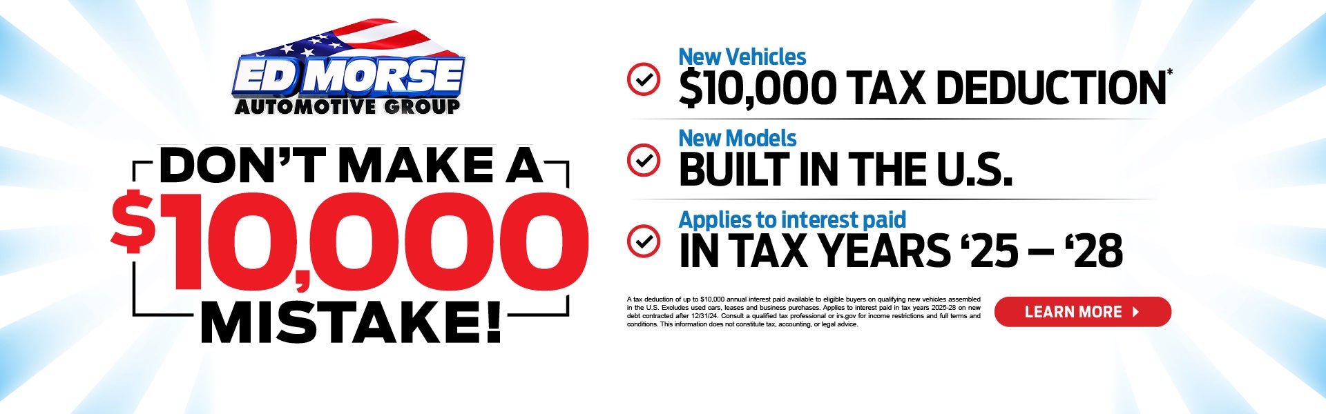 $10,000 Tax Deduction Offer