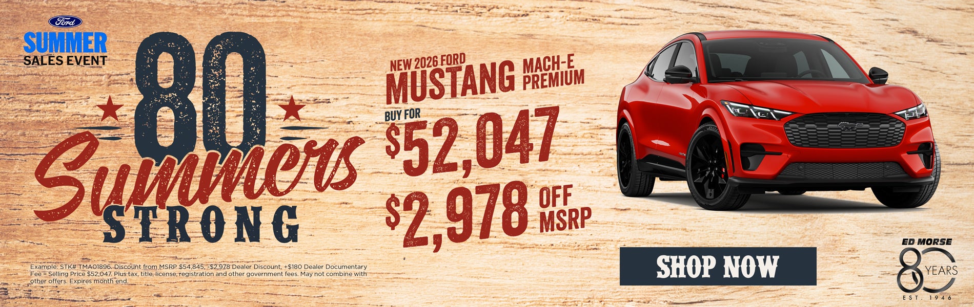 New 2026 Ford Mustang Mach-E Premium