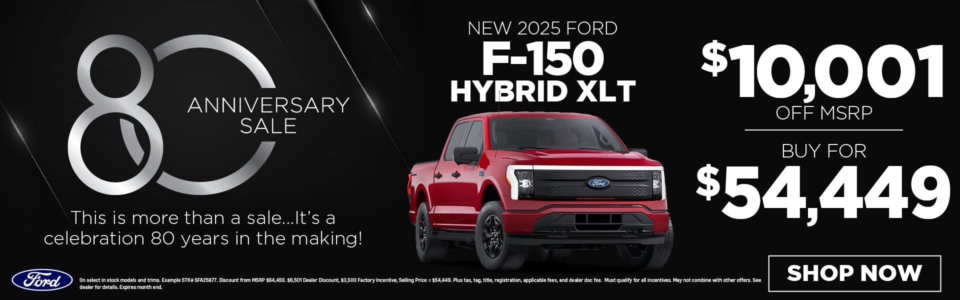 New 2025 Ford F-150 Hybrid XLT
