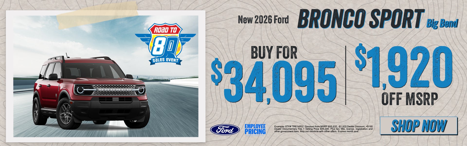 New 2026 Ford Bronco Sport Big Bend